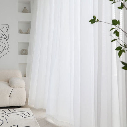 Bride Blanc - Rideau Voilage