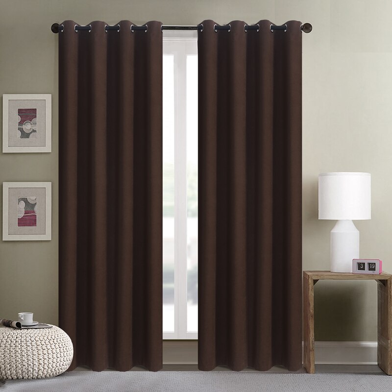 Rideau Occultant Bauska Marron - Édition Premium