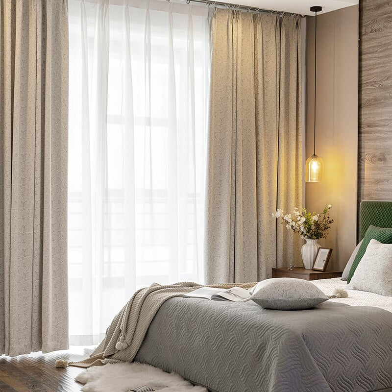 Rideau Occultant Sagan Blanc Crème — Édition Luxe