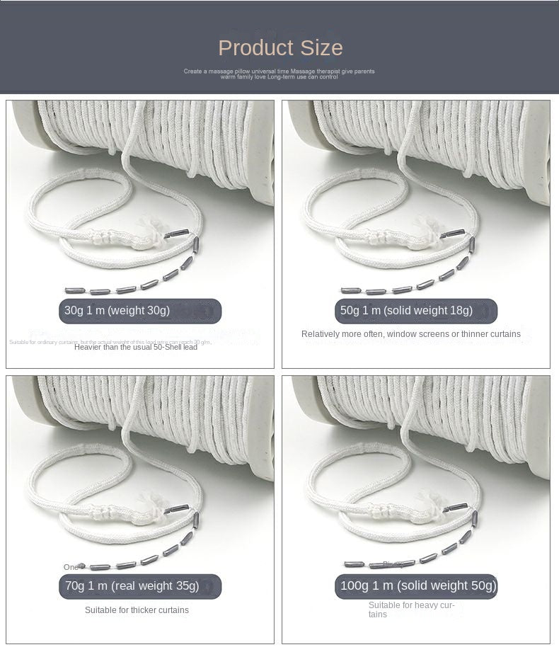 Fil Plomb Rideau Ivory – Premium