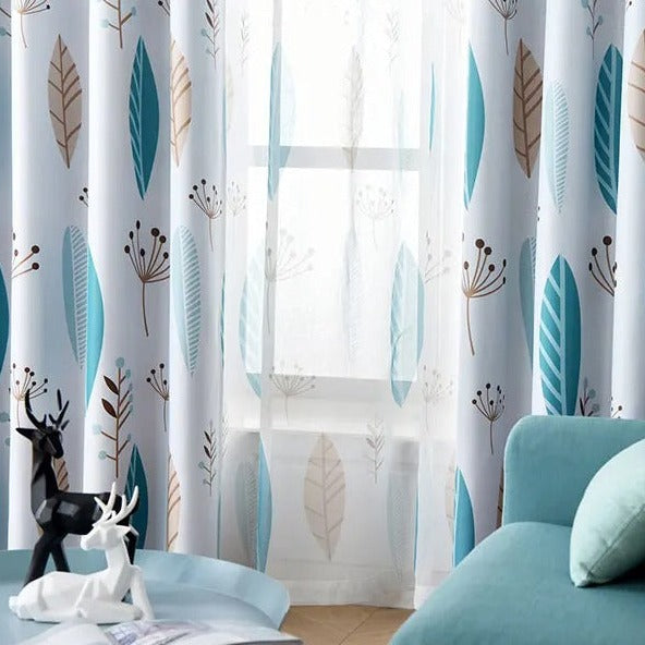 Laune Bleu – Rideau Voilage