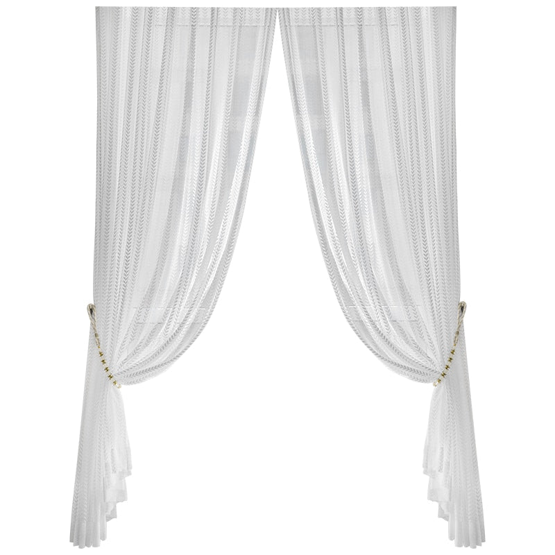 Rideau Voilage CITRE Blanc