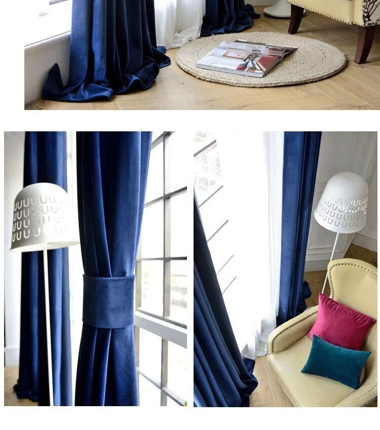 Rideau Occultant Cinto Bleu — Édition Signature