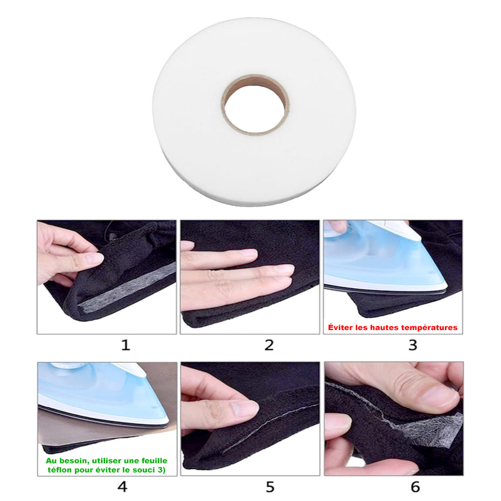 Bande Thermocollante Rideau Sticky Couture