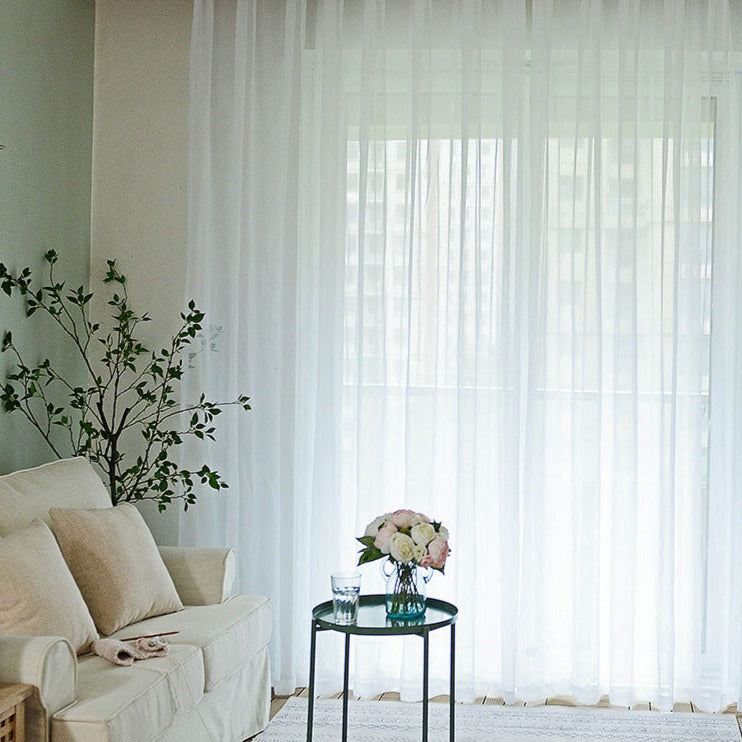 Bride Blanc - Rideau Voilage