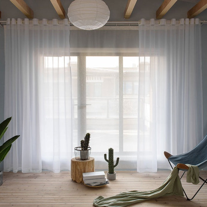 Bride Blanc - Rideau Voilage