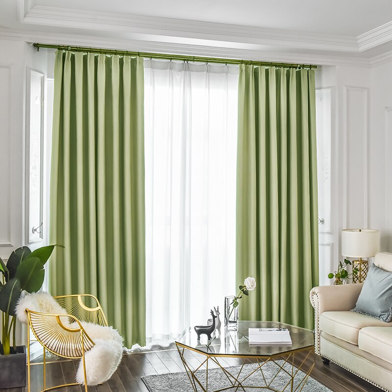 Rideau Occultant Inny Vert Couture