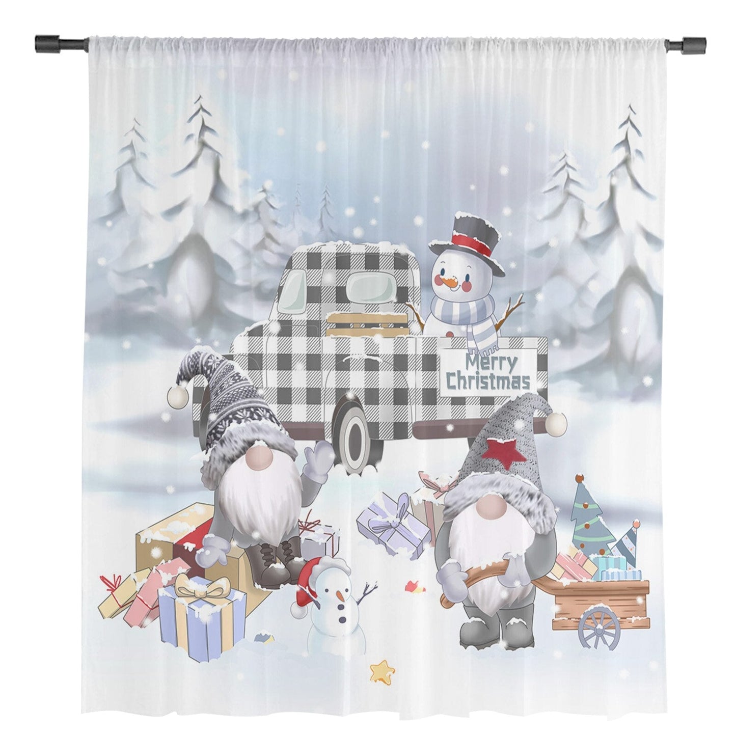 Rideau-Voilage Santa Claus Collection