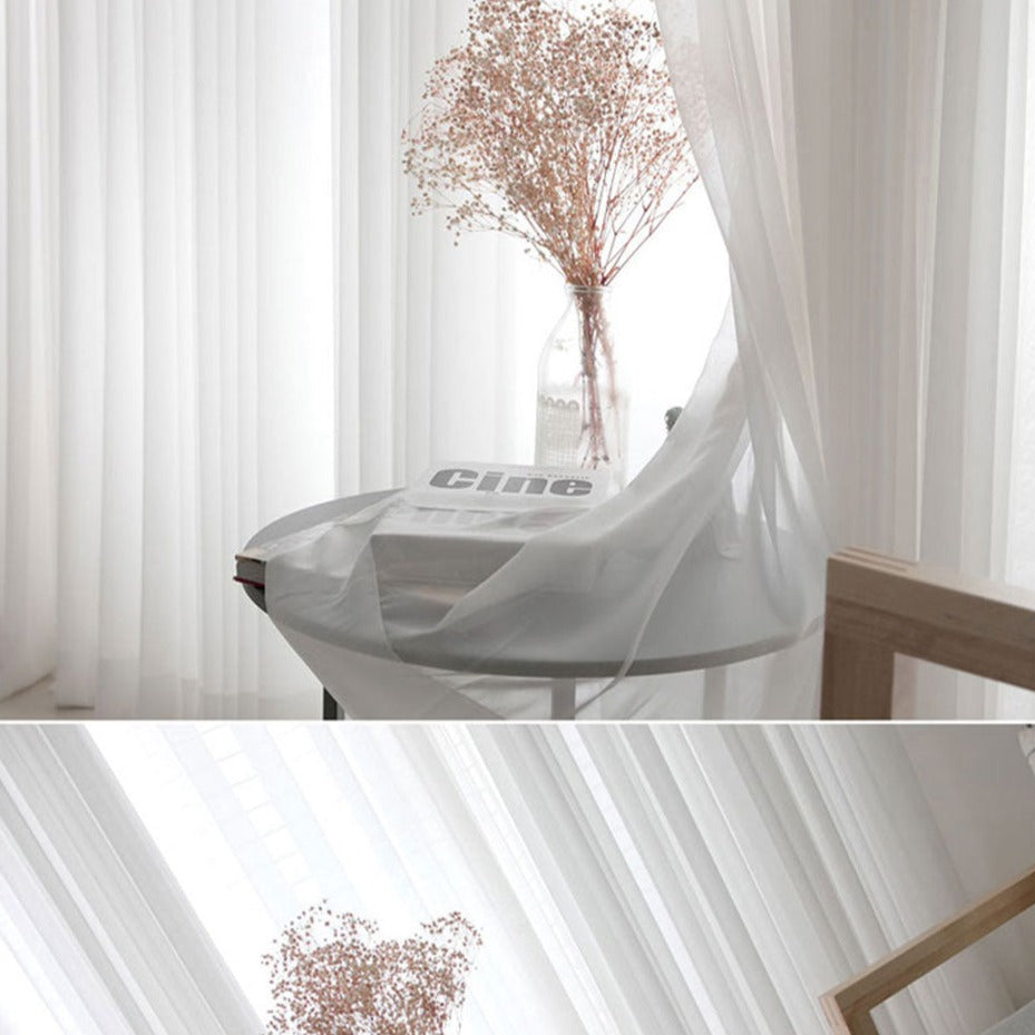 Ever Rideau Voilage Blanc