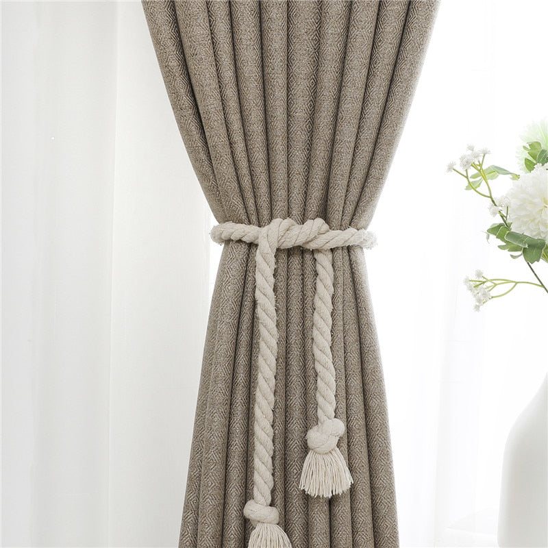 Rideau Vita - Beige Foncé