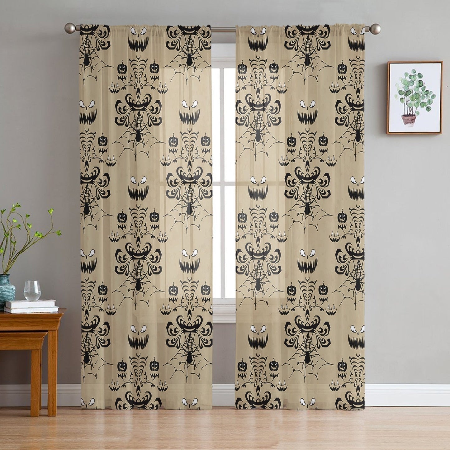 Rideau Voilage Halloween — Édition Signature
