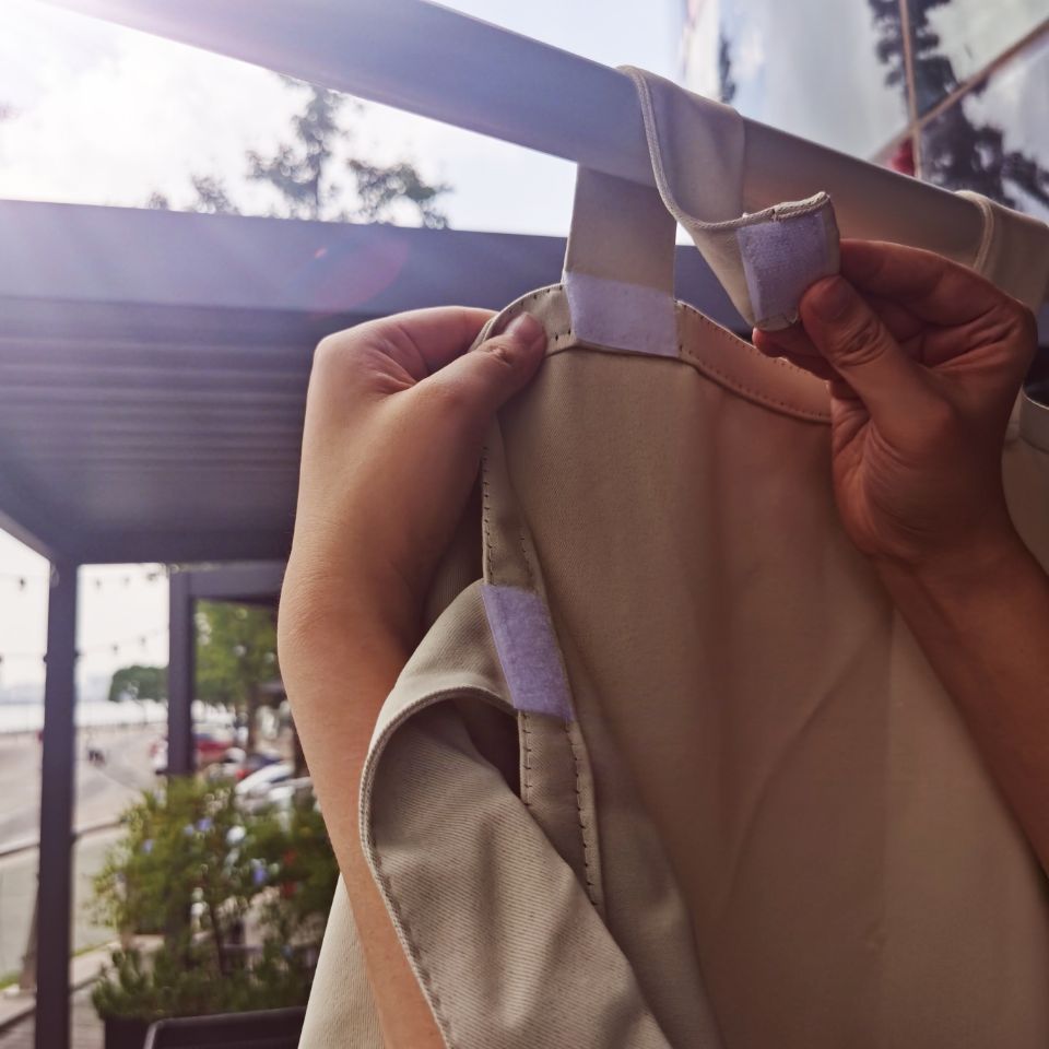 Rideau Extérieur Corail Couture