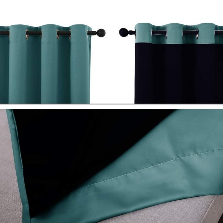 Rideau Thermique Light - Bleu Canard