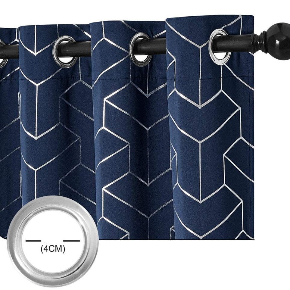 Rideau Occultant Akram Bleu - Édition Premium