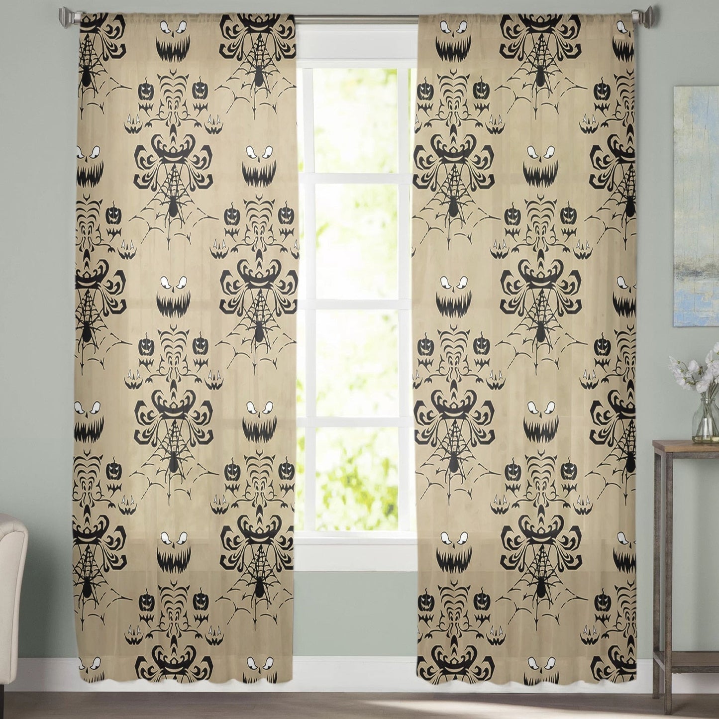 Rideau Voilage Halloween — Édition Signature