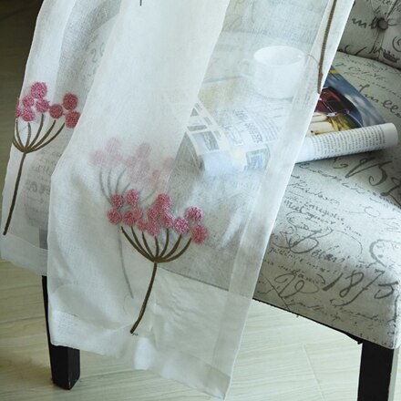 Tuela Rideau Voilage Rose Passé