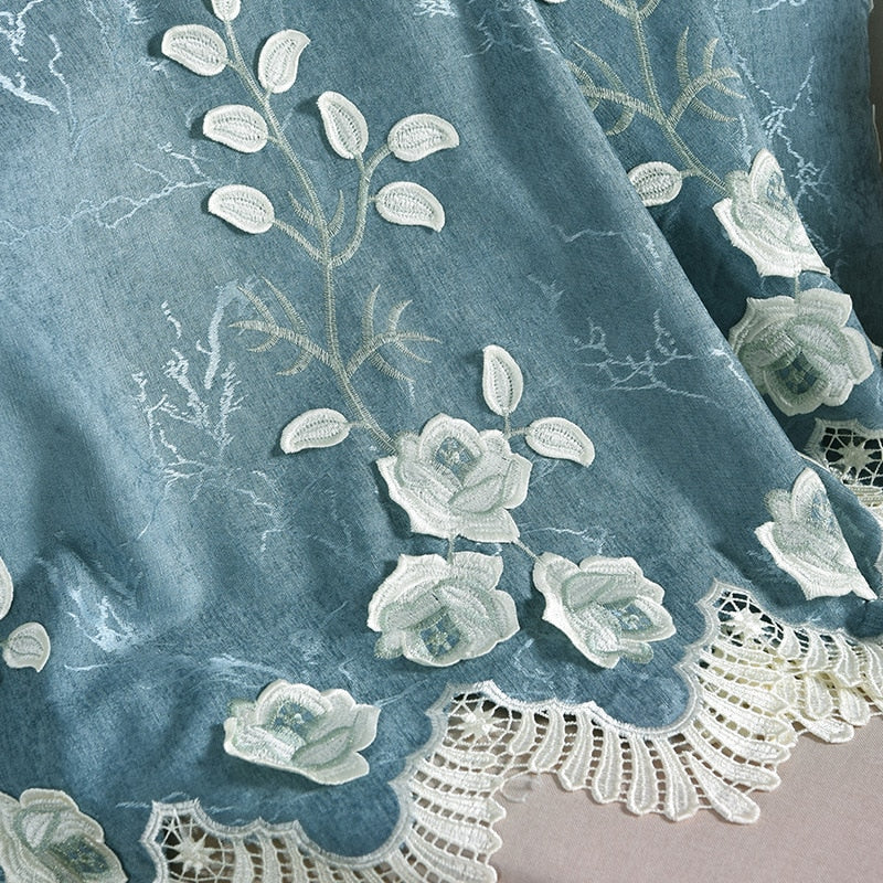 Savai Rideau Blanc et Bleu