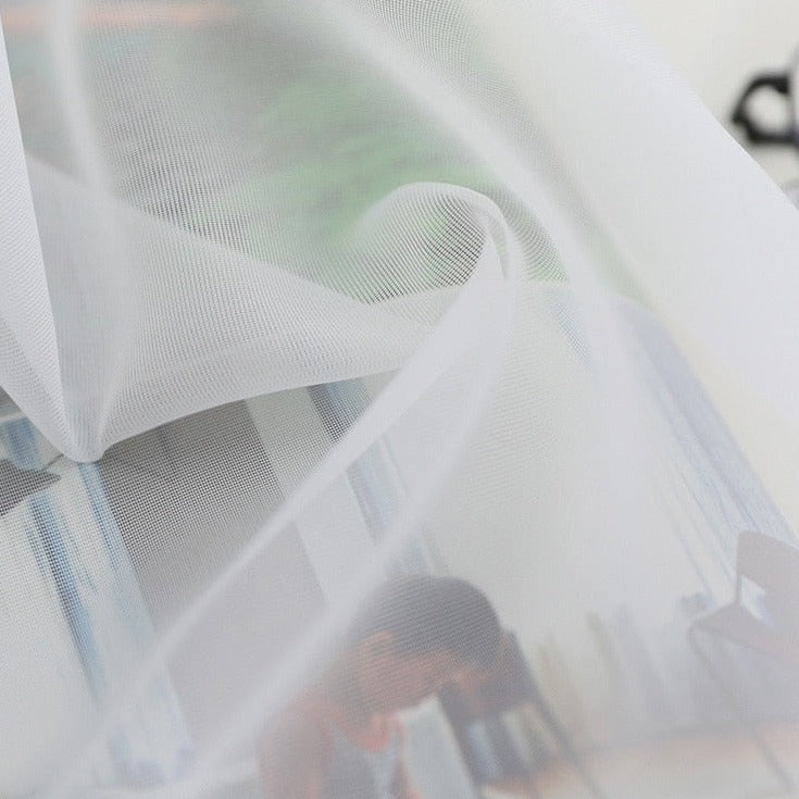 Bride Blanc - Rideau Voilage