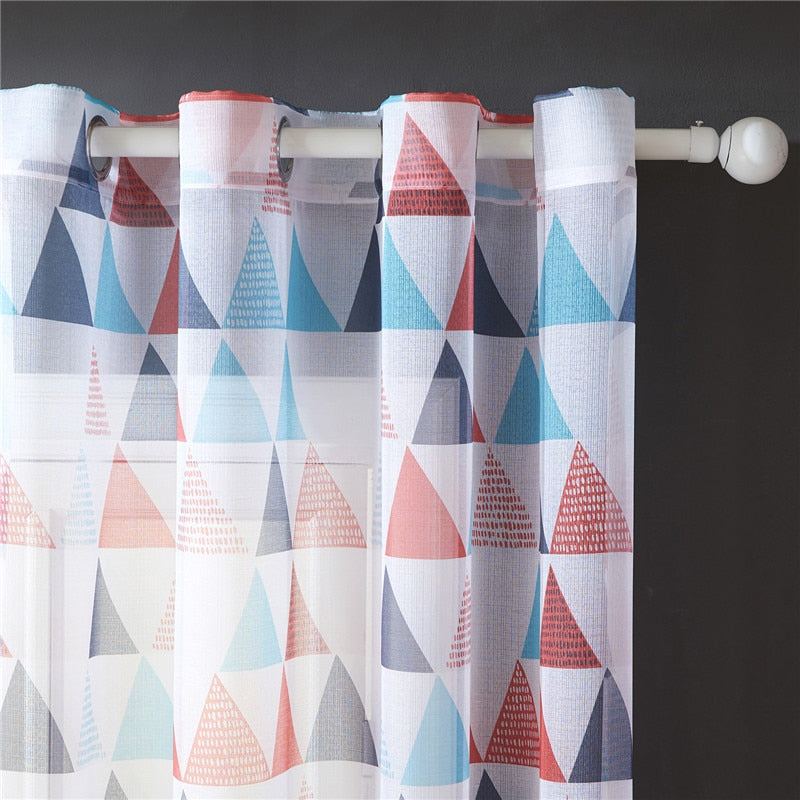 Foyle Rouge Rideau Voilage