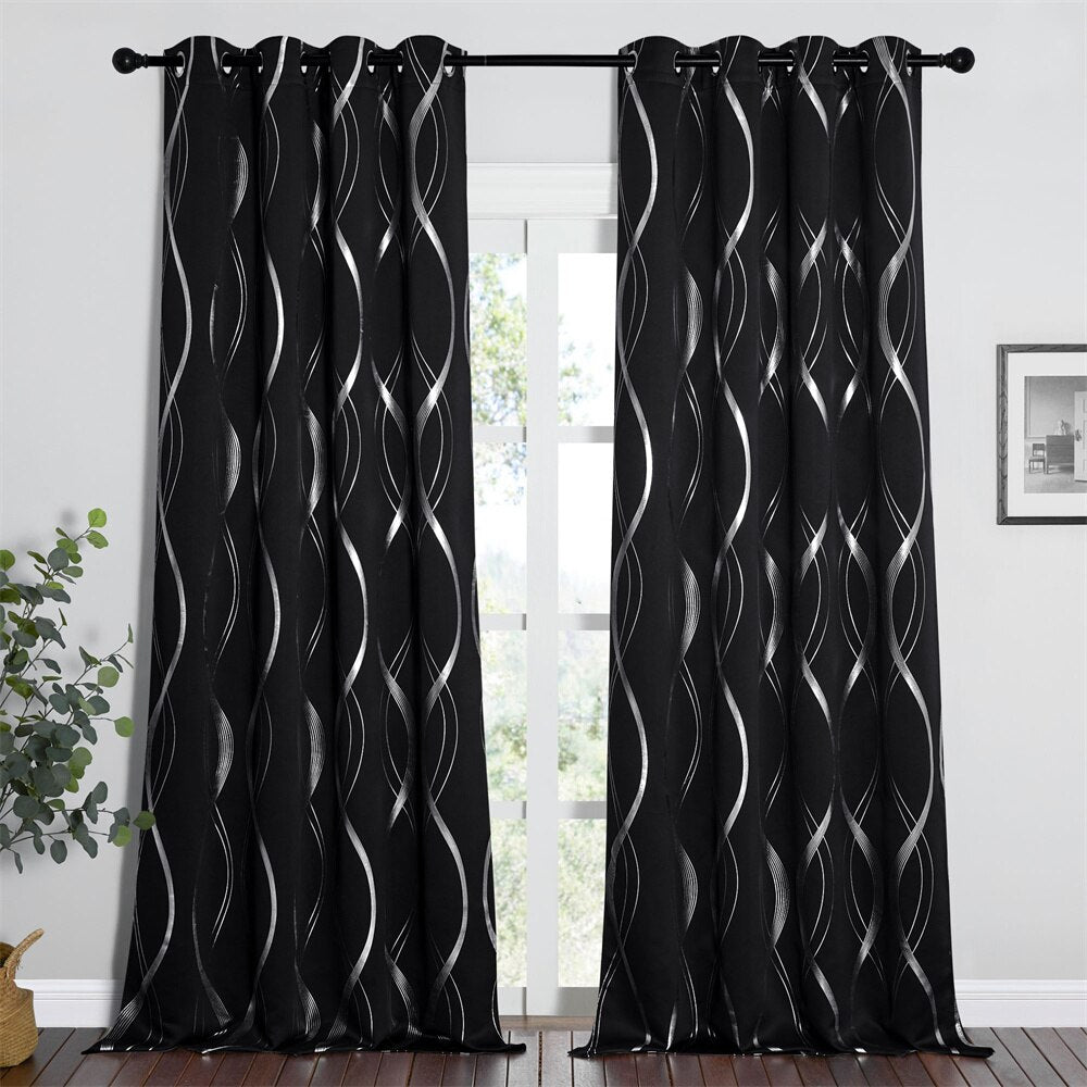 Rideau Occultant Karmoy Noir - Édition Prestige