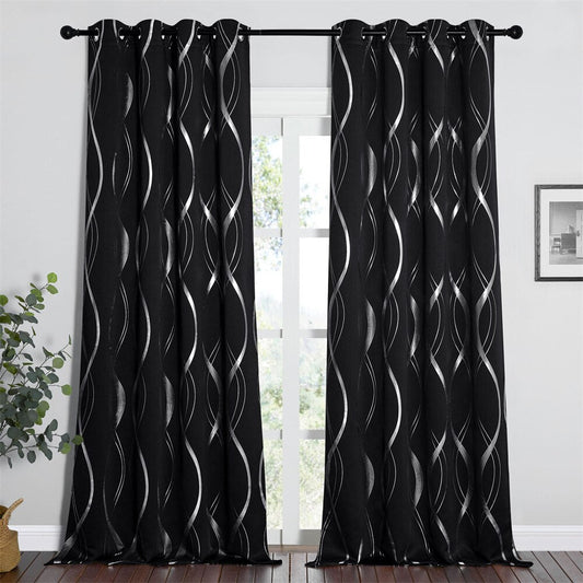 Rideau Occultant Karmoy Noir - Édition Prestige