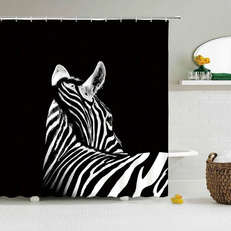 Rideau De Douche Zebra Couture