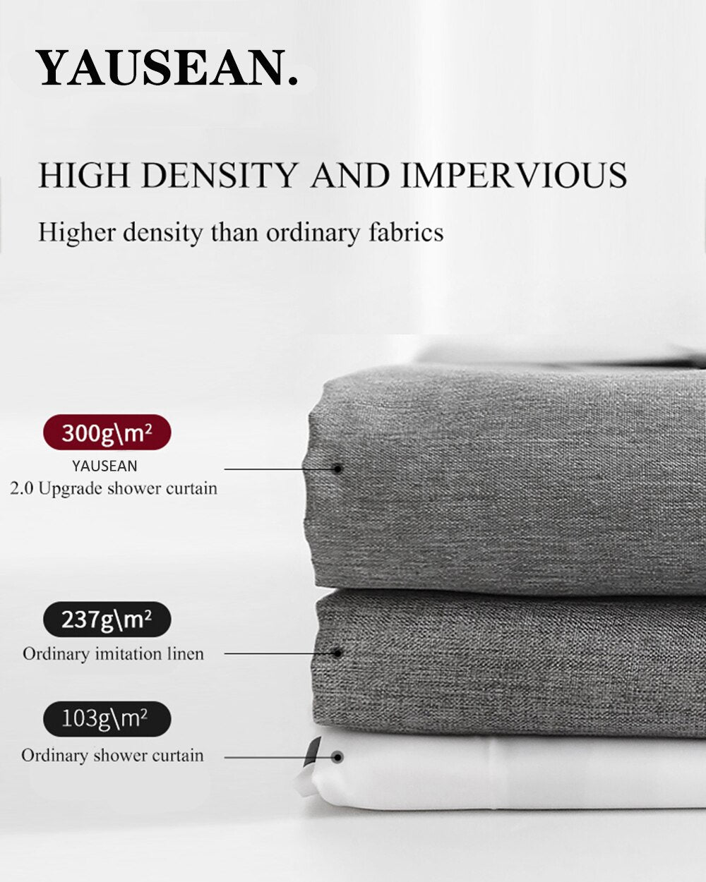 Edessa Rideau de Douche Premium