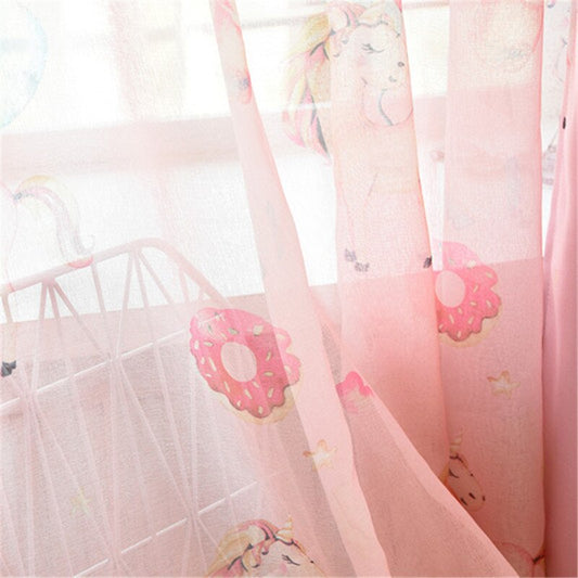 Rideau Voilage Pony Licorne – Édition Signature