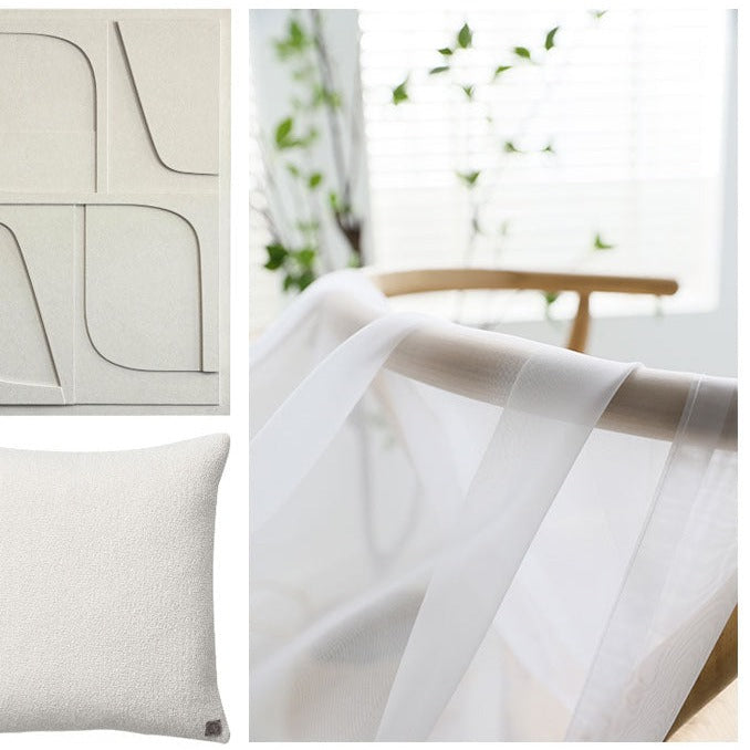 Bride Blanc - Rideau Voilage