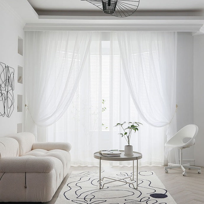 Bride Blanc - Rideau Voilage