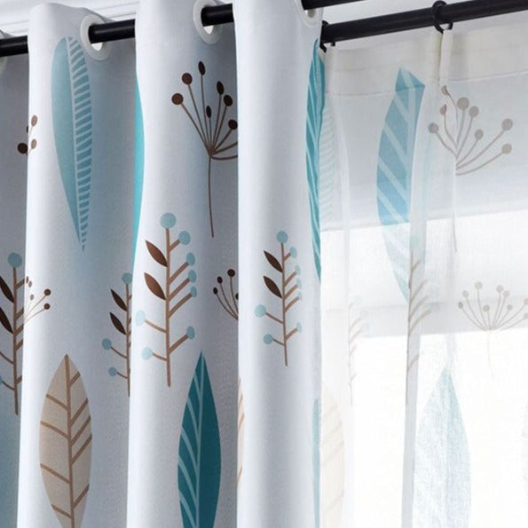 Laune Bleu – Rideau Voilage