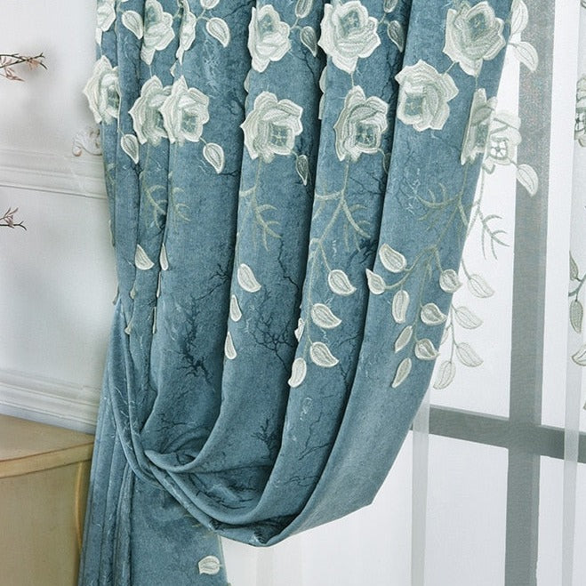 Savai Rideau Blanc et Bleu