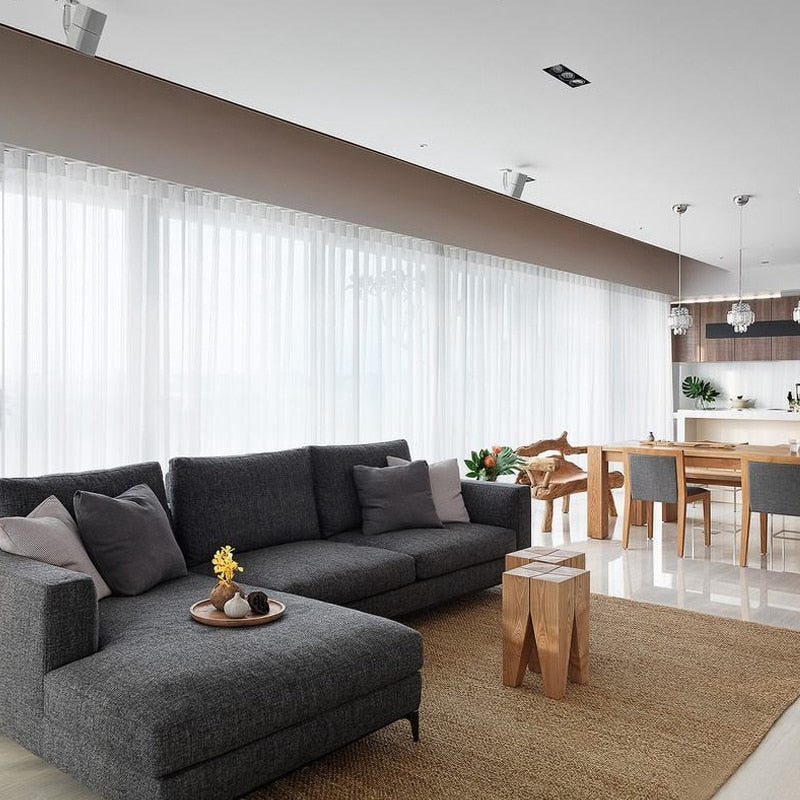 Melaka Blanc – Voilage Rideau Collection Luxe