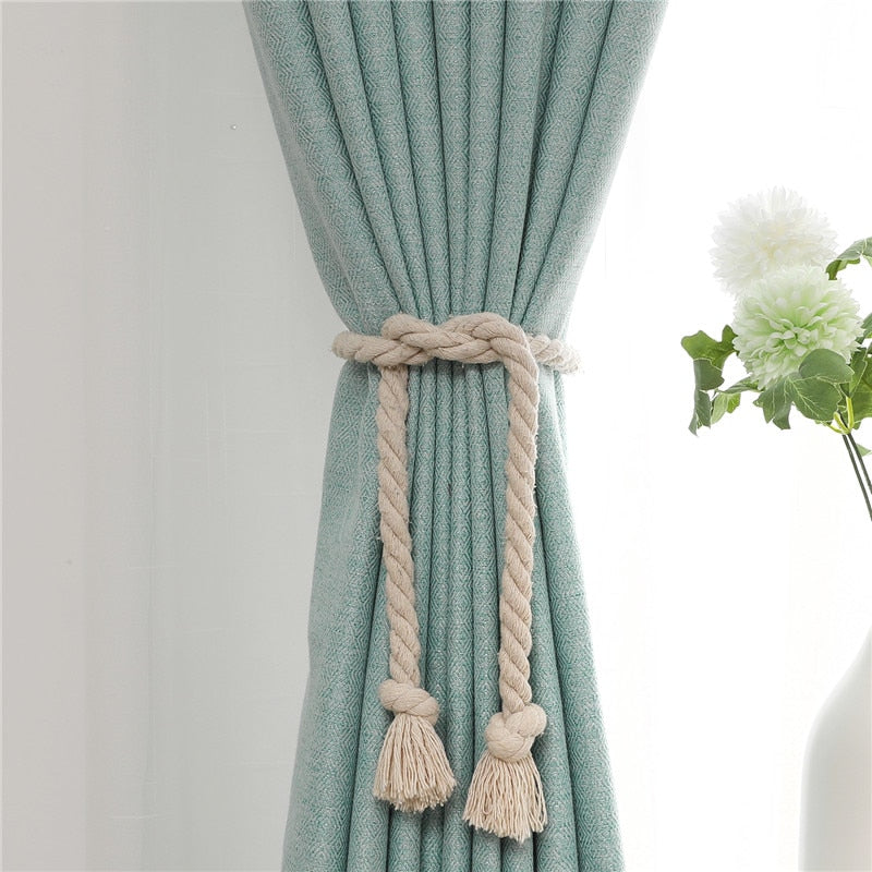 Vita Turquoise Rideau Semi-Occultant