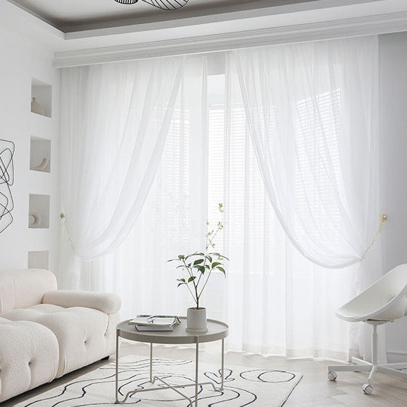 Bride Blanc - Rideau Voilage