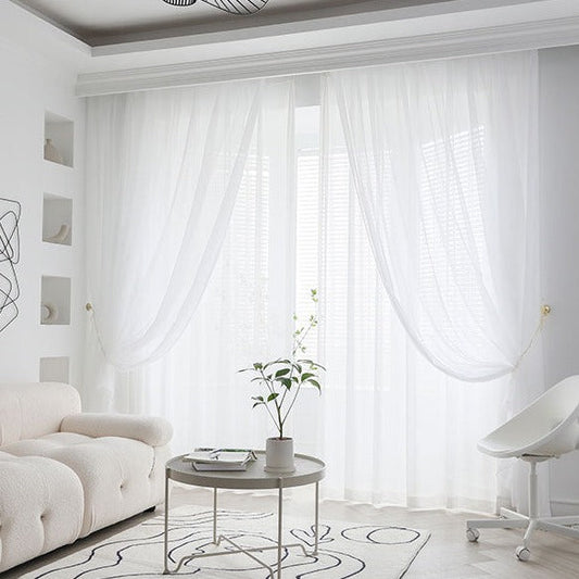 Bride Blanc - Rideau Voilage