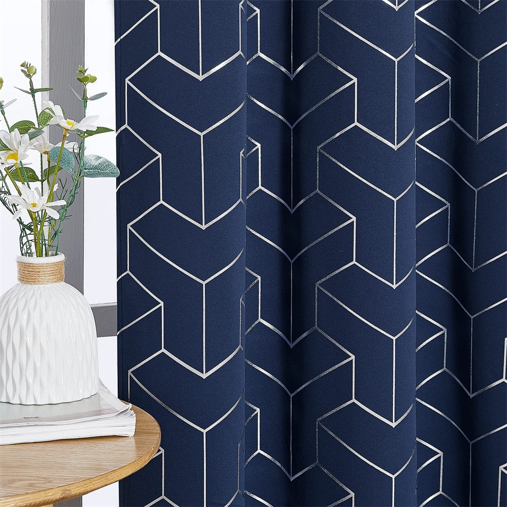 Rideau Occultant Akram Bleu - Édition Premium