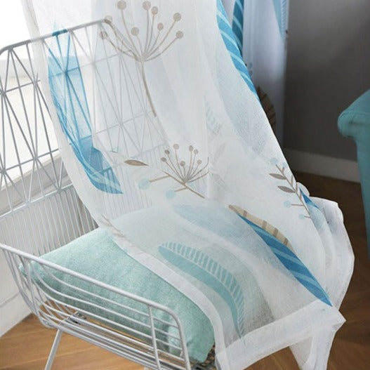 Laune Bleu – Rideau Voilage