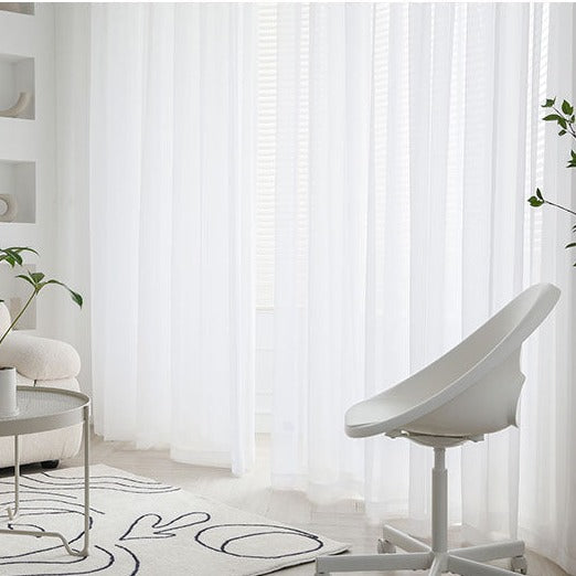 Bride Blanc - Rideau Voilage