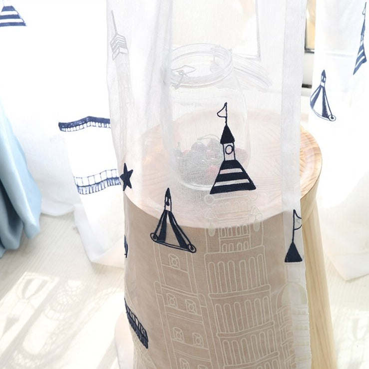 Rideau Voilage Toits Marine – Signature Marine