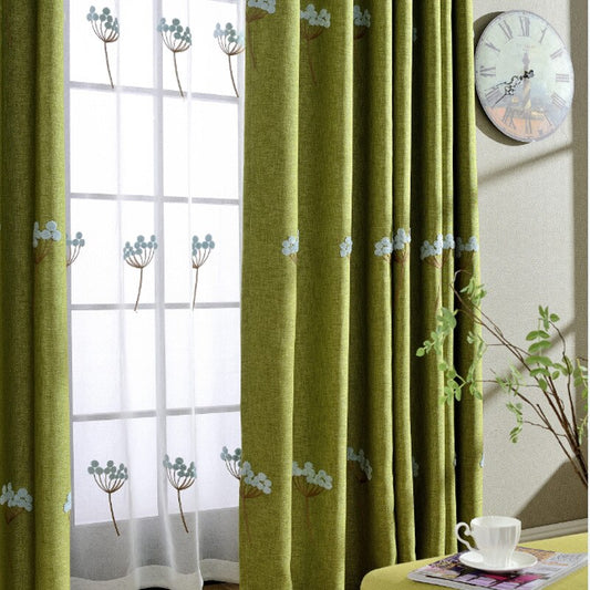 Tuela Rideau Occultant Vert Anis