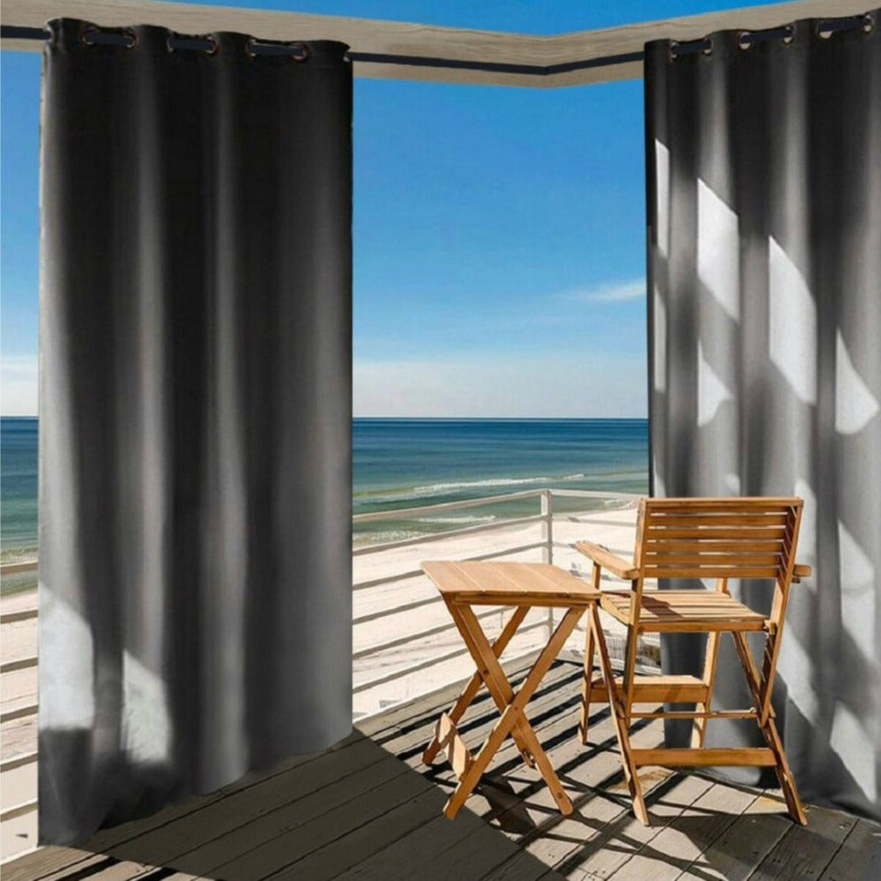 Rideau Extérieur Karom Gris - Version Signature