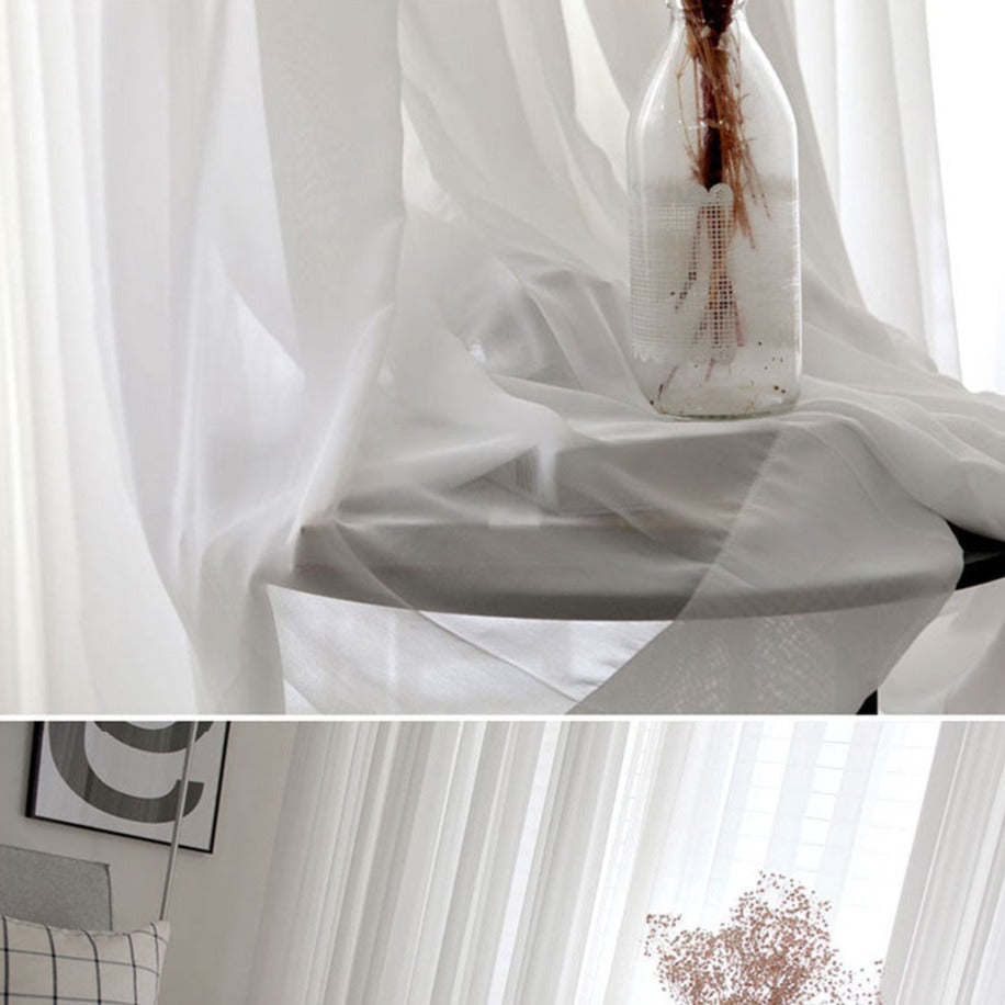 Ever Rideau Voilage Blanc