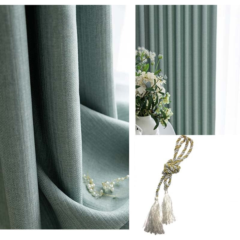 Lagan – Rideaux Occultants Vert d'Eau, 220 × 115 cm