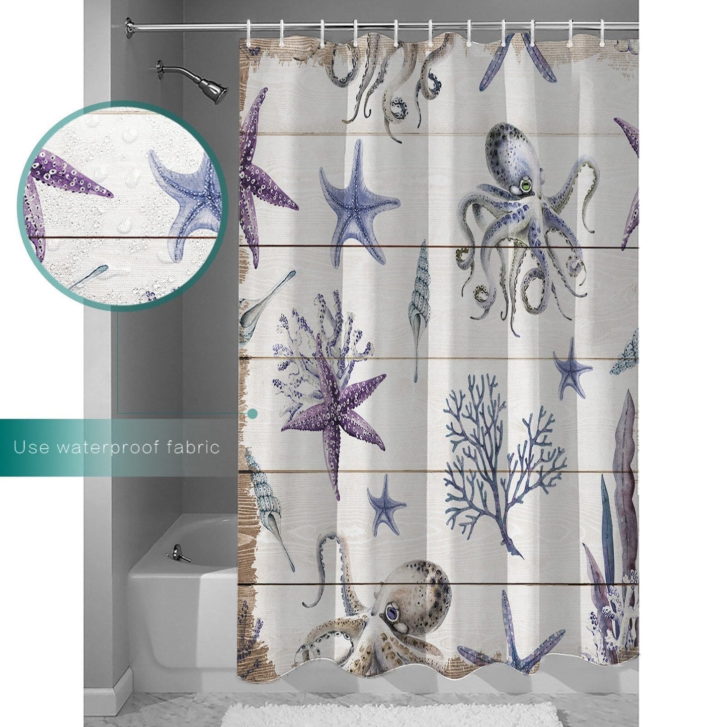 Dalafo Rideau de Douche