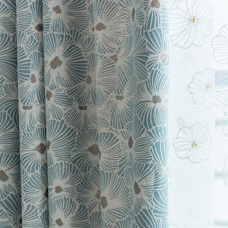 Neri Rideau Occultant Imprimé