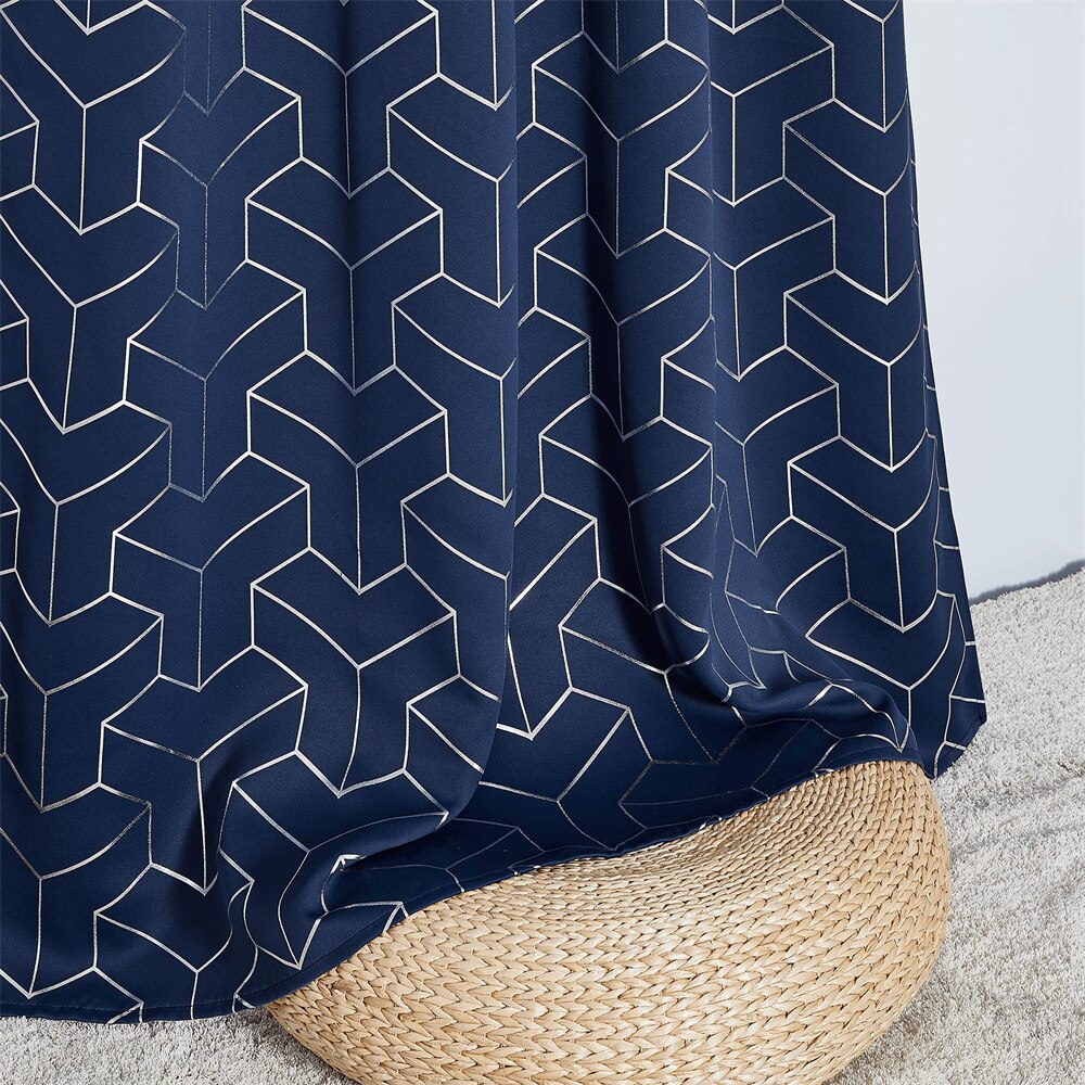 Rideau Occultant Akram Bleu - Édition Premium