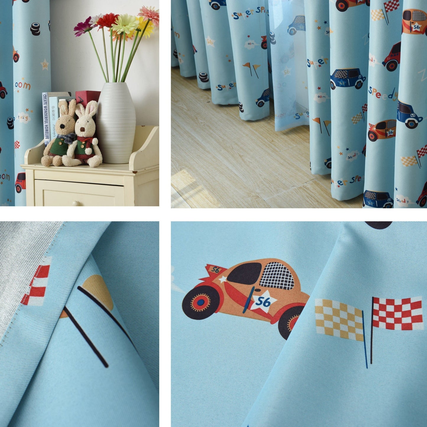 Rideau Occultant Paroo Bleu — Collection Signature