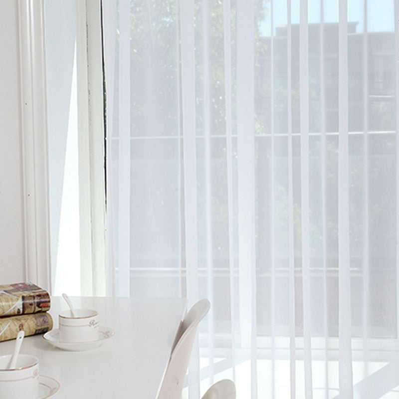 Melaka Blanc – Voilage Rideau Collection Luxe