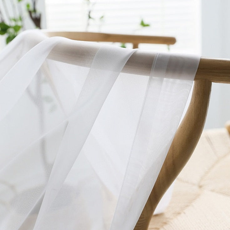 Bride Blanc - Rideau Voilage